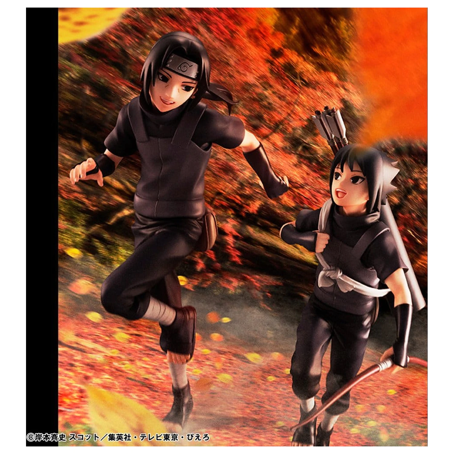 Naruto Shippuden G.E.M. Series PVC Figurky 2-Pack Itachi Uchiha & Sasuke fotografii produktu