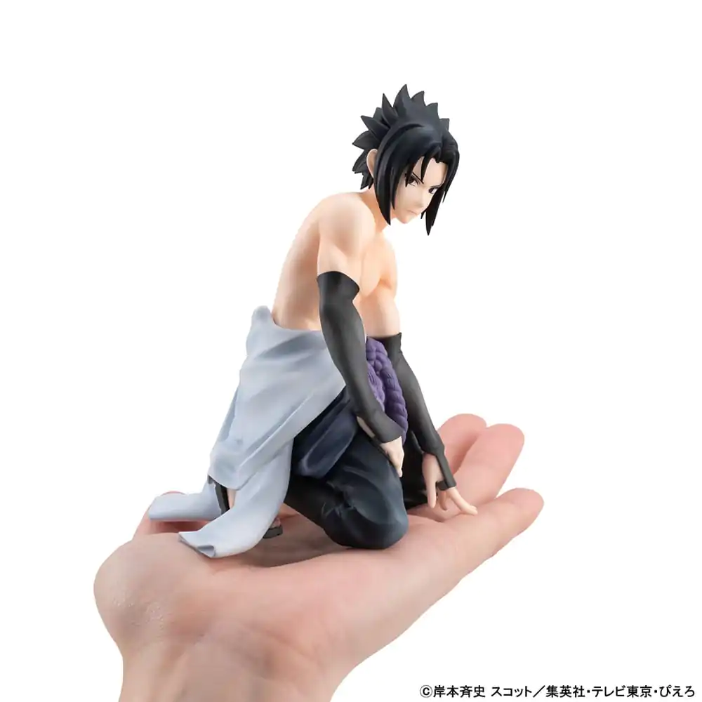 Naruto Shippuden G.E.M. Series PVC socha Sasuke Palm Size 12 cm fotografii produktu
