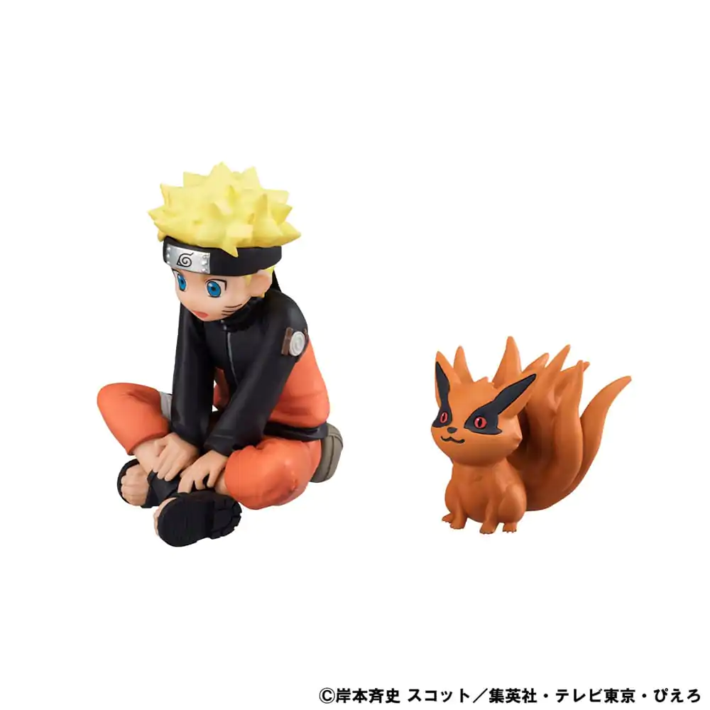 Naruto Shippuden Gaiden G.E.M. Series PVC Socha Naruto Uzumaki & Biju Sada 7 cm fotografii produktu