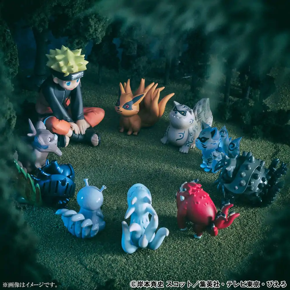 Naruto Shippuden Gaiden G.E.M. Series PVC Socha Naruto Uzumaki & Biju Sada 7 cm fotografii produktu