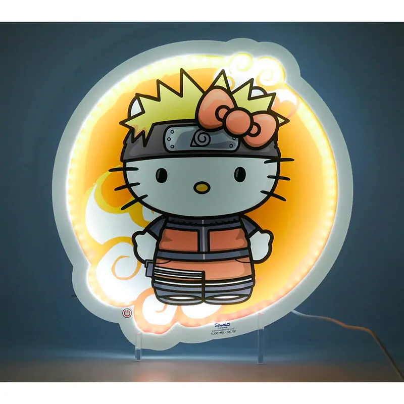Naruto Shippuden Hello Kitty neonová lampa fotografii produktu