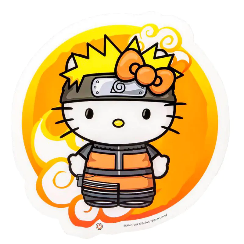 Naruto Shippuden Hello Kitty neonová lampa fotografii produktu
