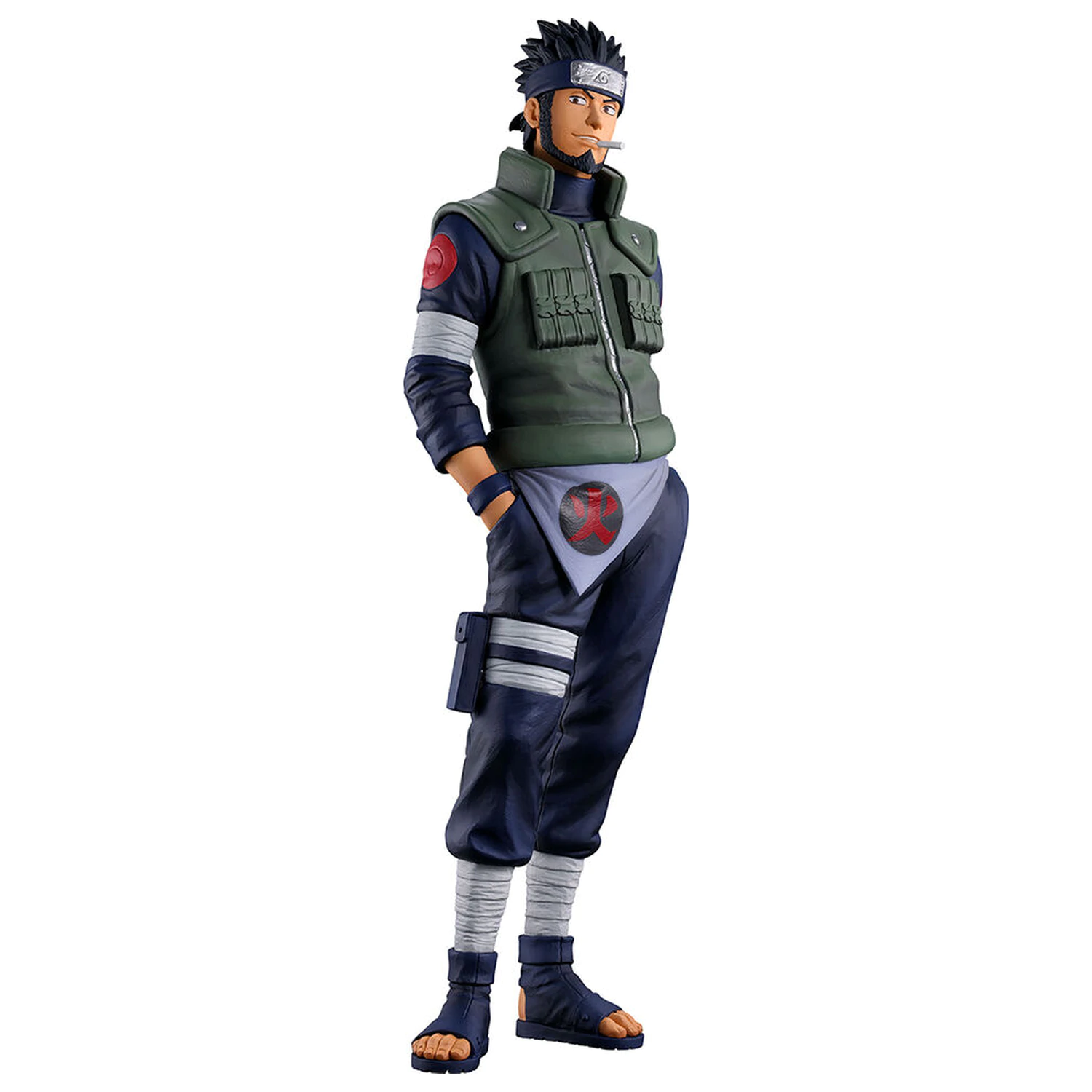 Naruto Shippuden Hidan Kakuzu Arc Asuma Sarutobi Ichibansho figura 27cm fotografii produktu