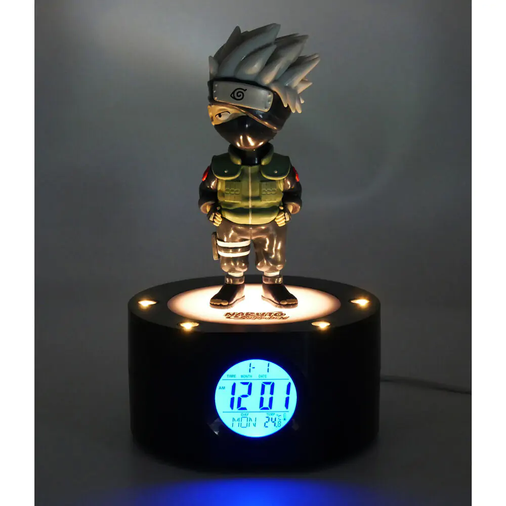 Naruto Shippuden Budík se světlem Kakashi 18 cm fotografii produktu