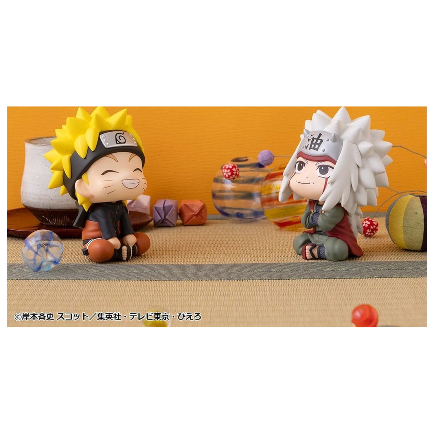 Naruto Shippuden Look Up PVC figurky 2-Pack Naruto Uzumaki Smile Ver. & Jiraiya 11 cm (s dárkem) fotografii produktu