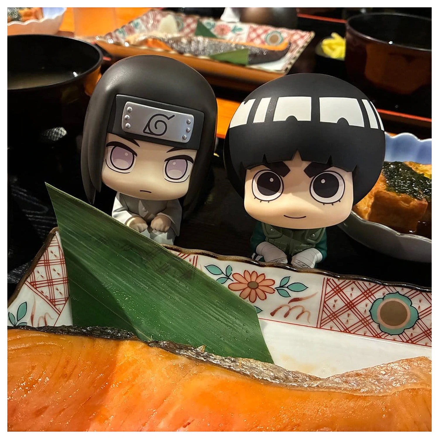 Naruto Shippuden Look Up PVC figurky 2-Pack Rock Lee & Neji Hyuga 11 cm (s dárkem) fotografii produktu
