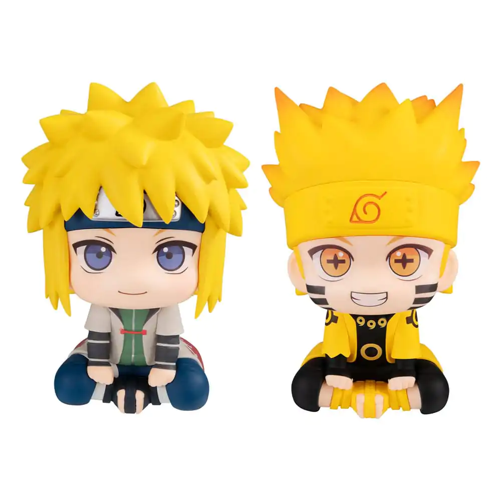 Naruto Shippuden Look Up PVC Soška Naruto Uzumaki Six Paths Sage Mode & Minato Namikaze 11 cm (s dárkem) fotografii produktu