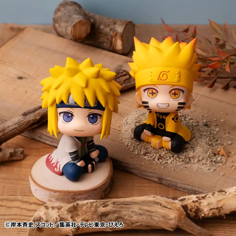 Naruto Shippuden Look Up PVC Soška Naruto Uzumaki Six Paths Sage Mode & Minato Namikaze 11 cm (s dárkem) fotografii produktu