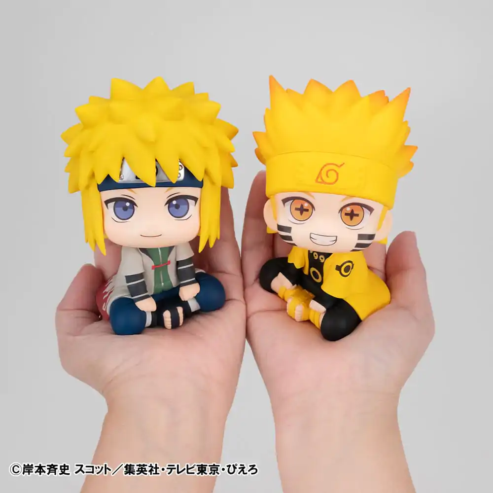 Naruto Shippuden Look Up PVC Soška Naruto Uzumaki Six Paths Sage Mode & Minato Namikaze 11 cm (s dárkem) fotografii produktu