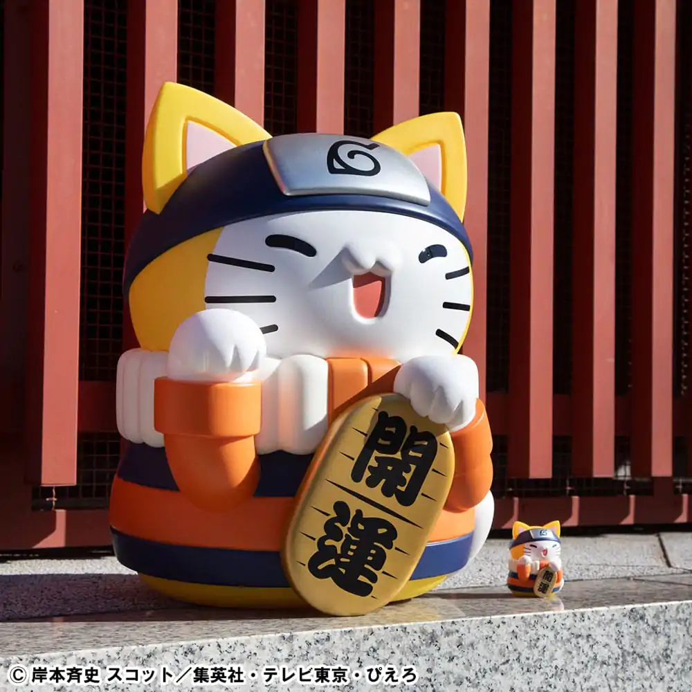 Naruto Shippuden Mega Cat Project Nyanto! The Big Nyaruto Series Sběratelská figurka Nyaruto Fortune Cats Giant Verze 34 cm fotografii produktu