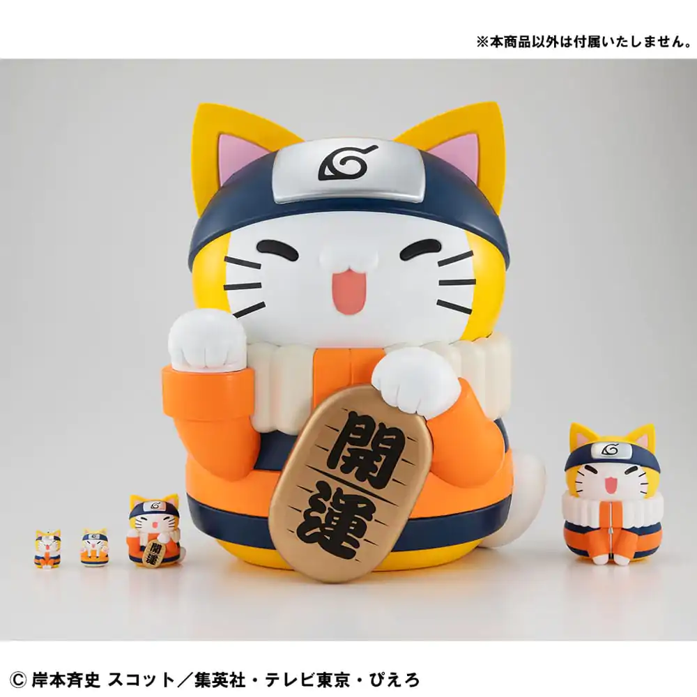 Naruto Shippuden Mega Cat Project Nyanto! The Big Nyaruto Series Sběratelská figurka Nyaruto Fortune Cats Giant Verze 34 cm fotografii produktu