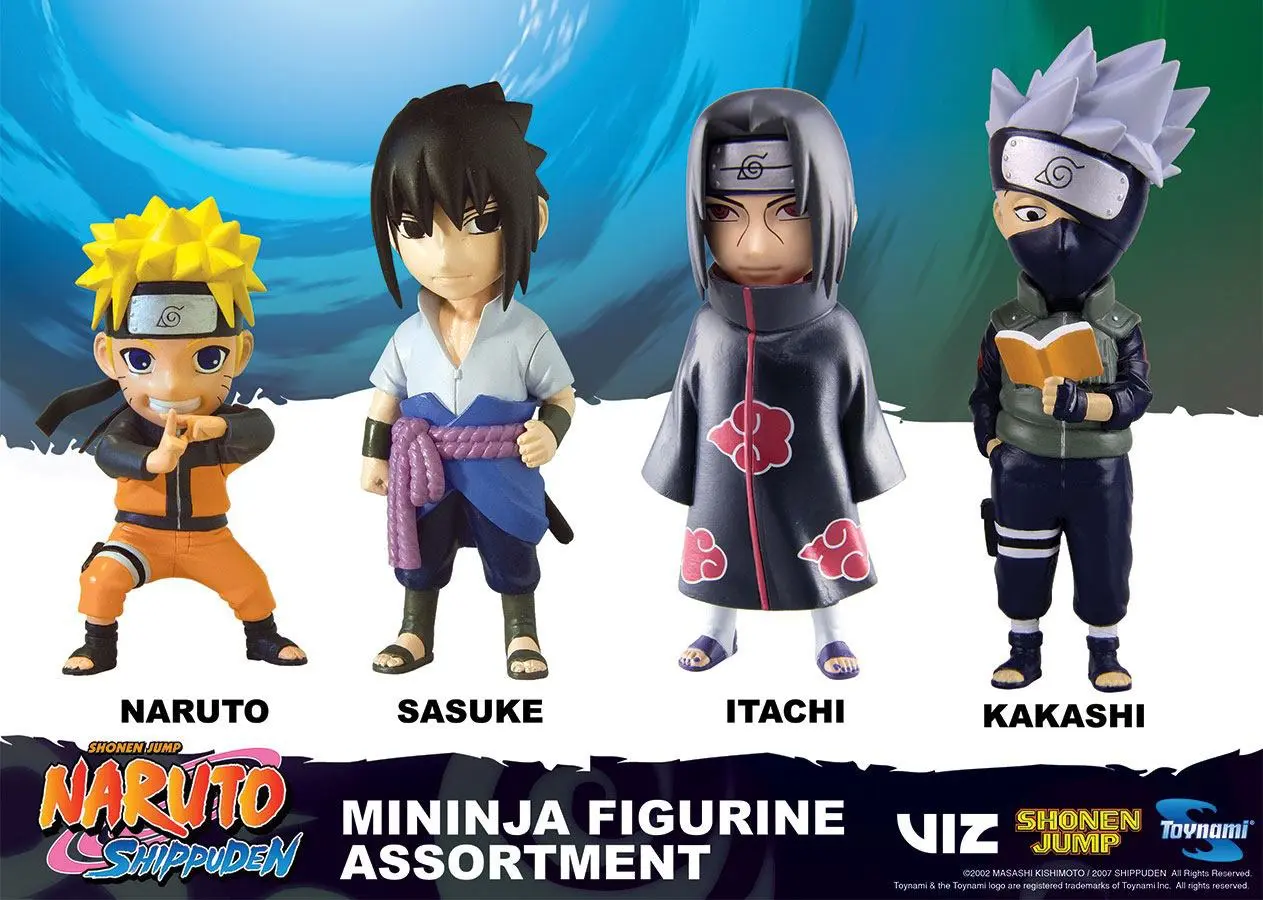 Naruto Shippuden Mininja Mini figurka Sasuke 8 cm fotografii produktu