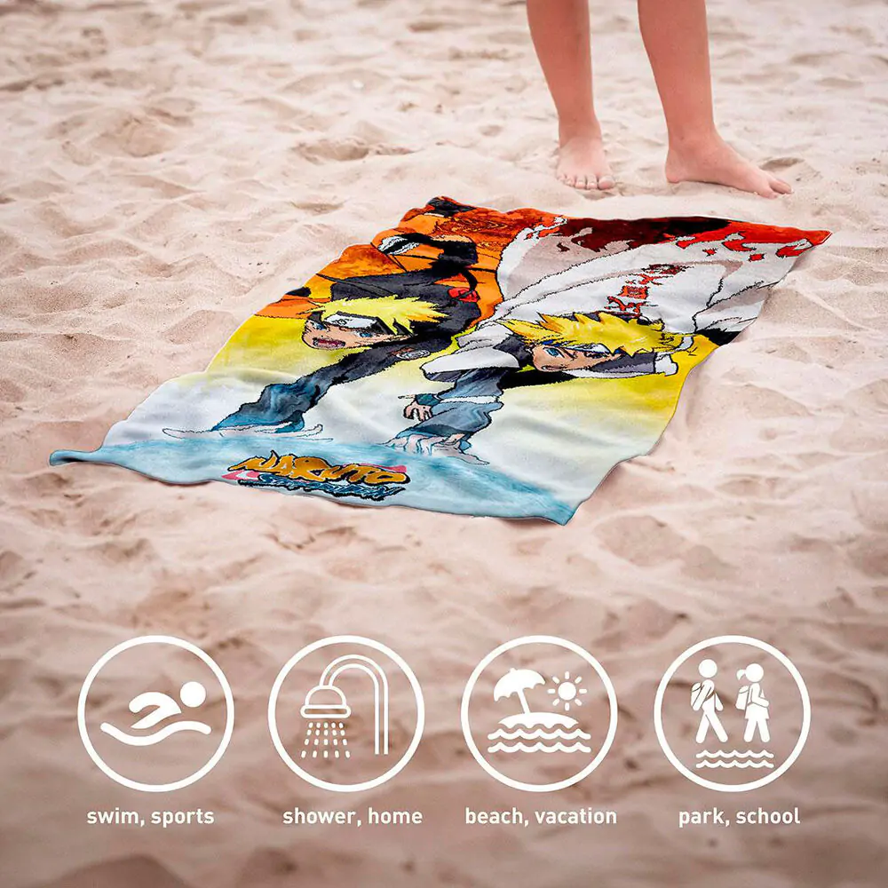 Naruto Shippuden Ručník Premium Naruto & Minato 70 x 140 cm fotografii produktu