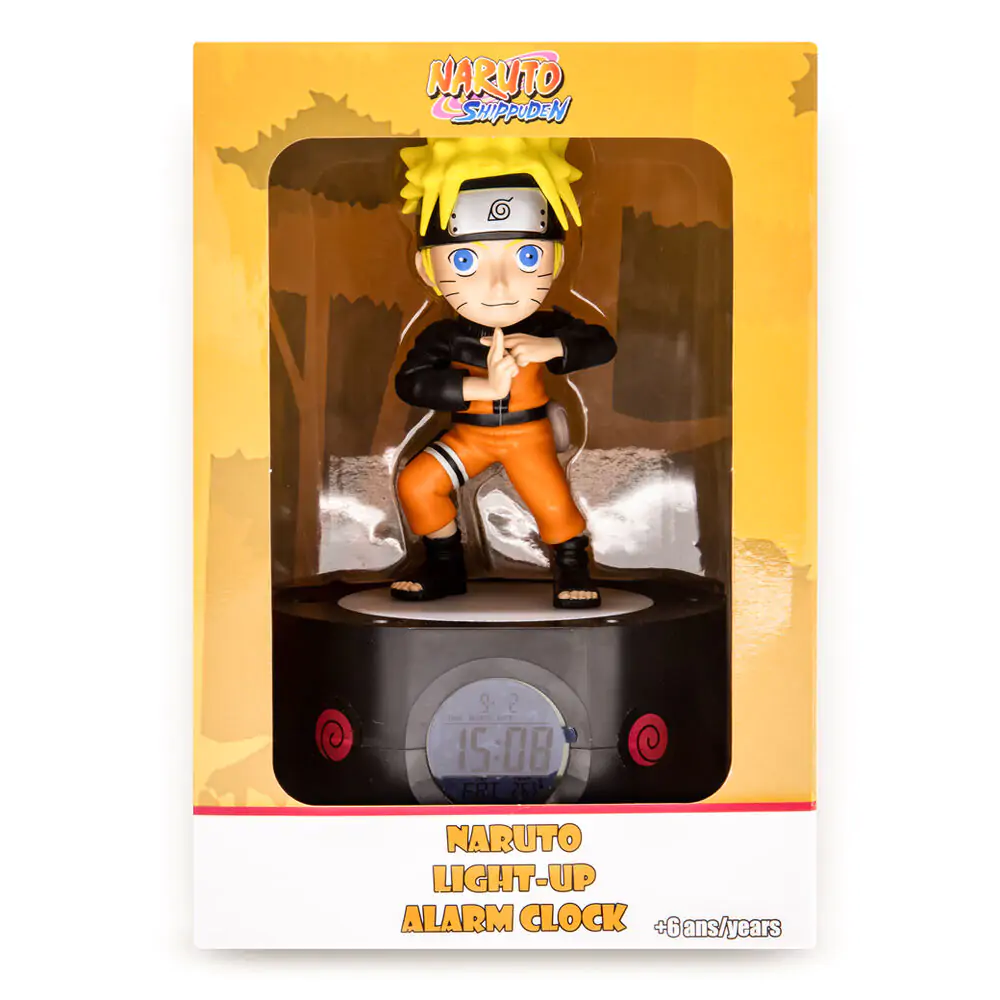 Naruto Shippuden Budík se světlem Naruto 18 cm fotografii produktu