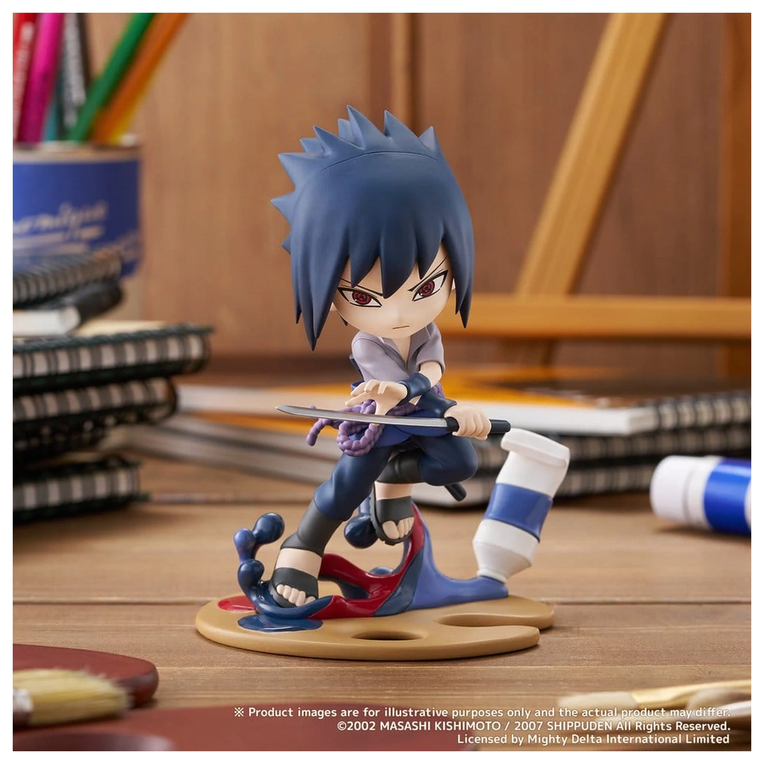Naruto Shippuden PalVerse Pale PVC Figurka Sasuke Uchiha 12 cm fotografii produktu