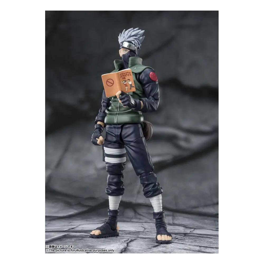 Naruto Shippuden S.H. Figuarts akční figurka Kakashi Hatake -The famed Sharingan Hero- 16 cm fotografii produktu