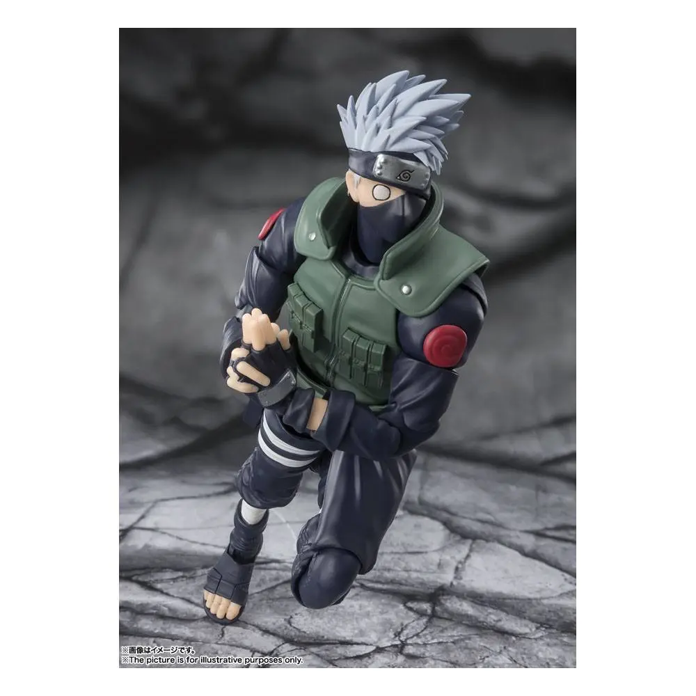 Naruto Shippuden S.H. Figuarts akční figurka Kakashi Hatake -The famed Sharingan Hero- 16 cm fotografii produktu