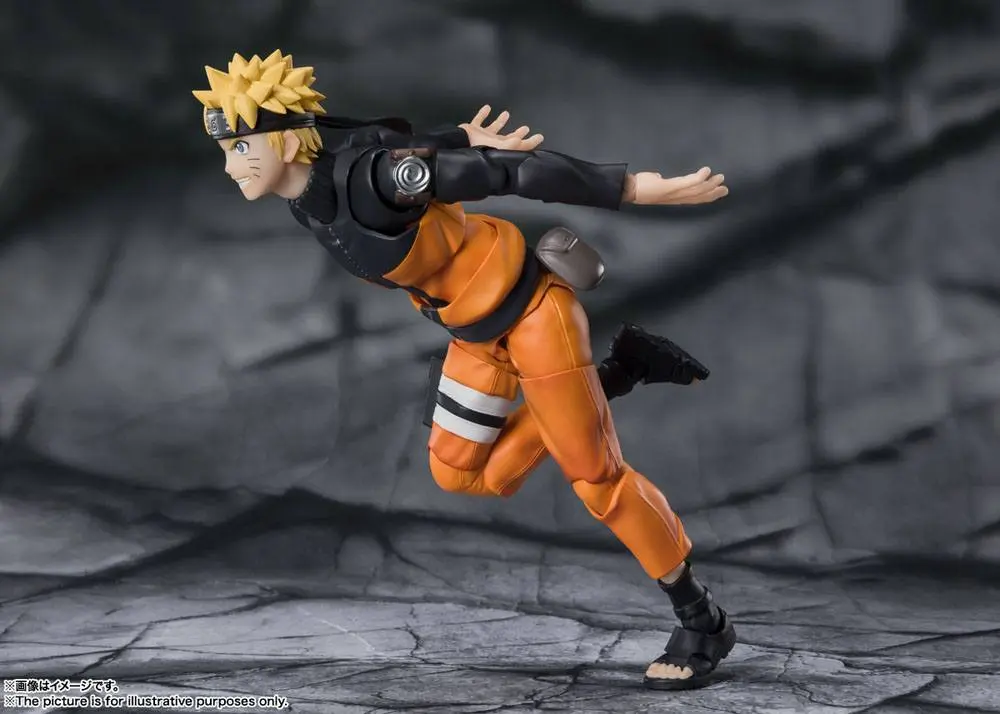 Naruto Shippuden S.H. Figuarts akční figurka Naruto Uzumaki -The Jinchuuriki entrusted with Hope- 14 cm fotografii produktu