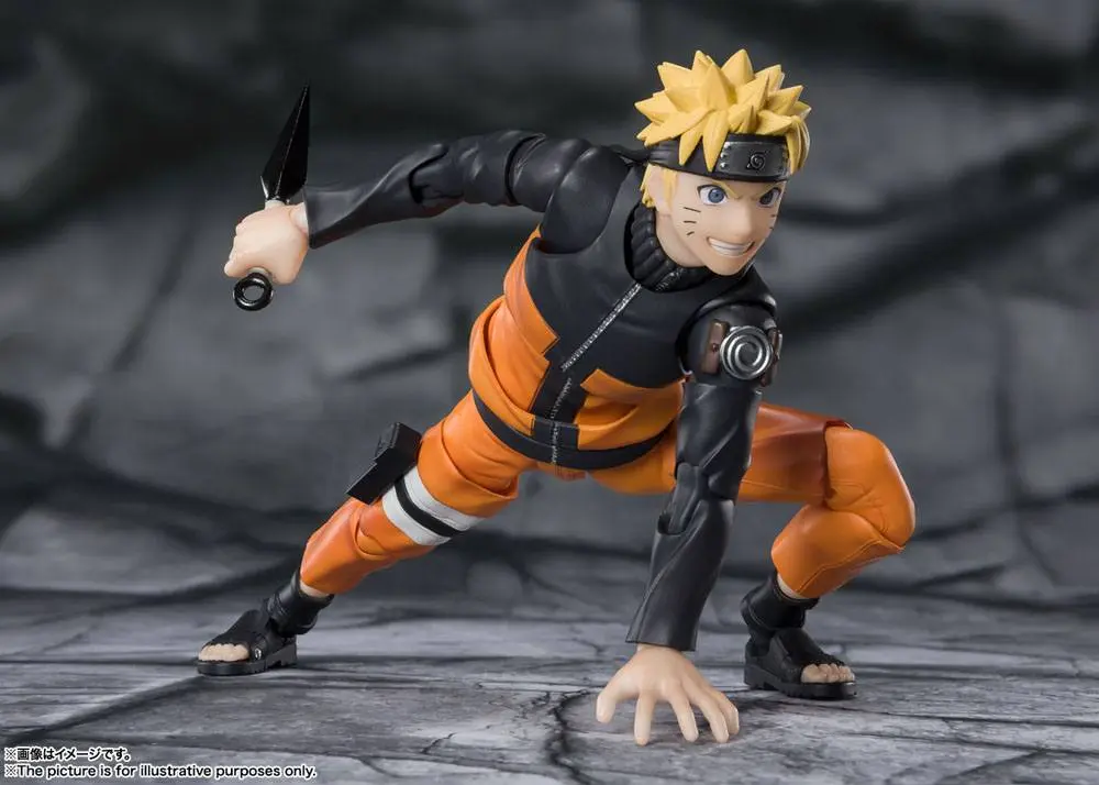 Naruto Shippuden S.H. Figuarts akční figurka Naruto Uzumaki -The Jinchuuriki entrusted with Hope- 14 cm fotografii produktu