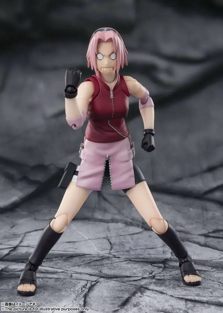 Naruto Shippuden S.H. Figuarts Akční figurka Sakura Haruno -Inheritor of Tsunade's indominable will- 14 cm fotografii produktu