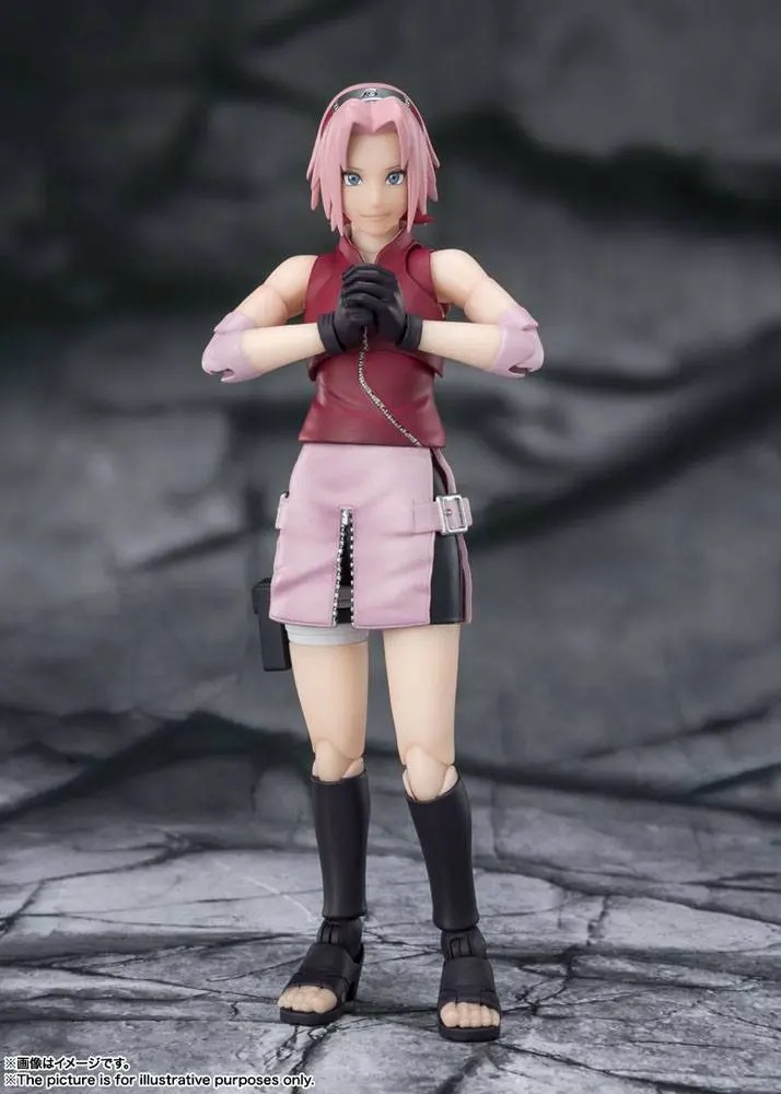 Naruto Shippuden S.H. Figuarts Akční figurka Sakura Haruno -Inheritor of Tsunade's indominable will- 14 cm fotografii produktu