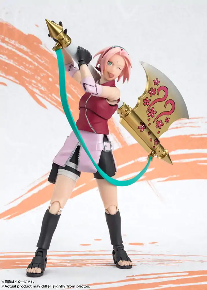 Akční figurka Naruto Shippuden S.H. Figuarts Sakura Haruno Naruto OP99 edice 14 cm fotografii produktu