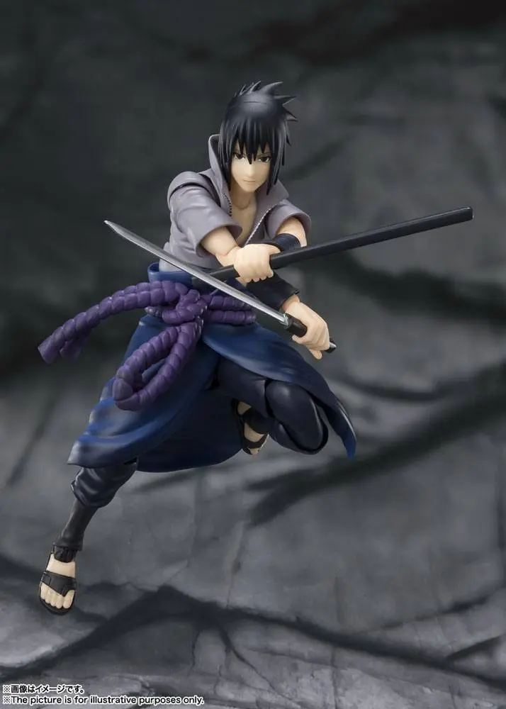 Naruto Shippuden S.H. Figuarts akční figurka Sasuke Uchiha - Ten, kdo nese veškerou nenávist - 15 cm fotografii produktu