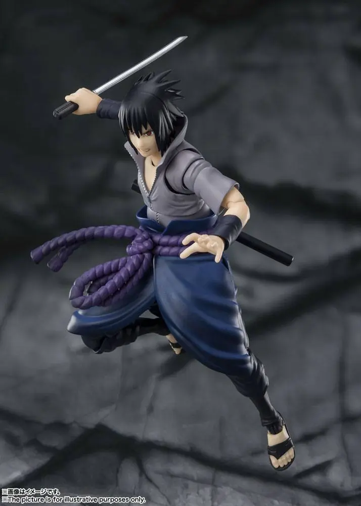 Naruto Shippuden S.H. Figuarts akční figurka Sasuke Uchiha - Ten, kdo nese veškerou nenávist - 15 cm fotografii produktu