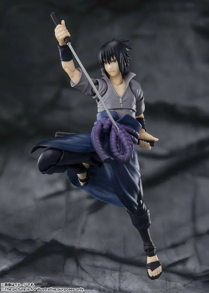 Naruto Shippuden S.H. Figuarts akční figurka Sasuke Uchiha - Ten, kdo nese veškerou nenávist - 15 cm fotografii produktu