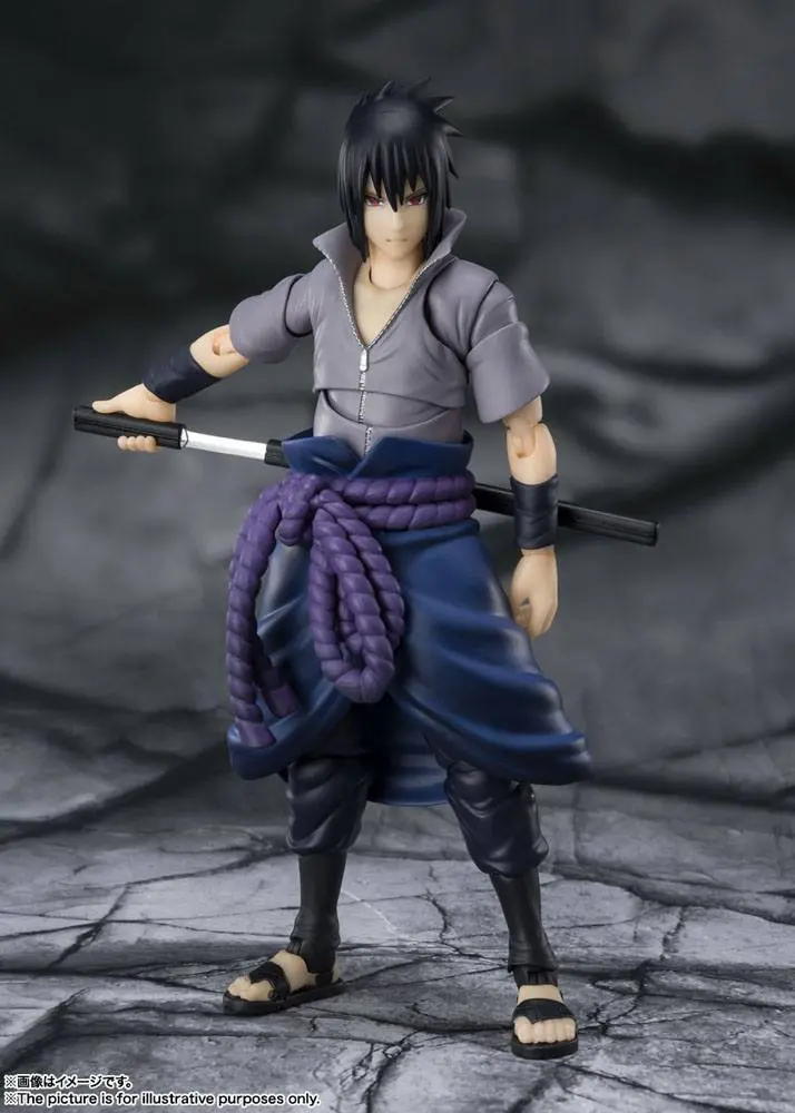 Naruto Shippuden S.H. Figuarts akční figurka Sasuke Uchiha - Ten, kdo nese veškerou nenávist - 15 cm fotografii produktu