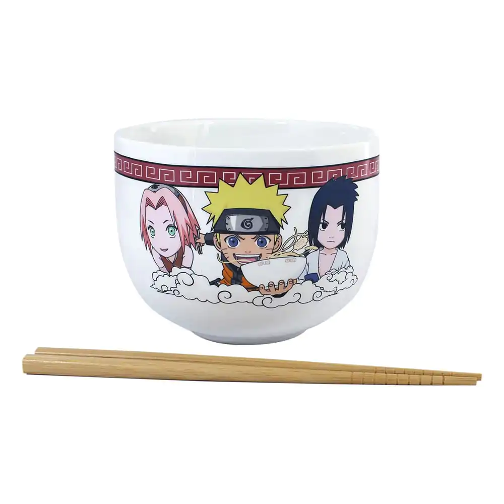 Naruto Shippuden Ramenová miska s hůlkami Team Seven 414 ml fotografii produktu