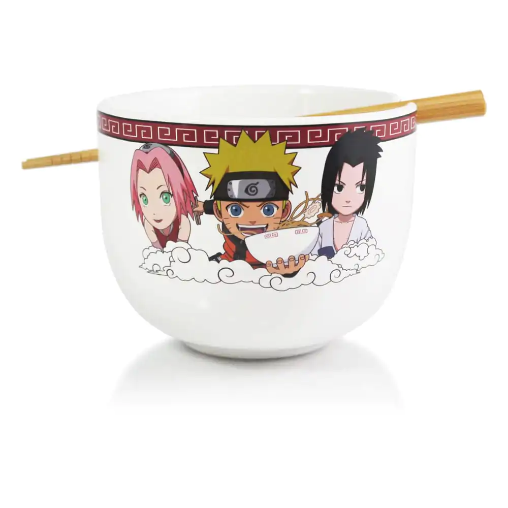 Naruto Shippuden Ramenová miska s hůlkami Team Seven 414 ml fotografii produktu