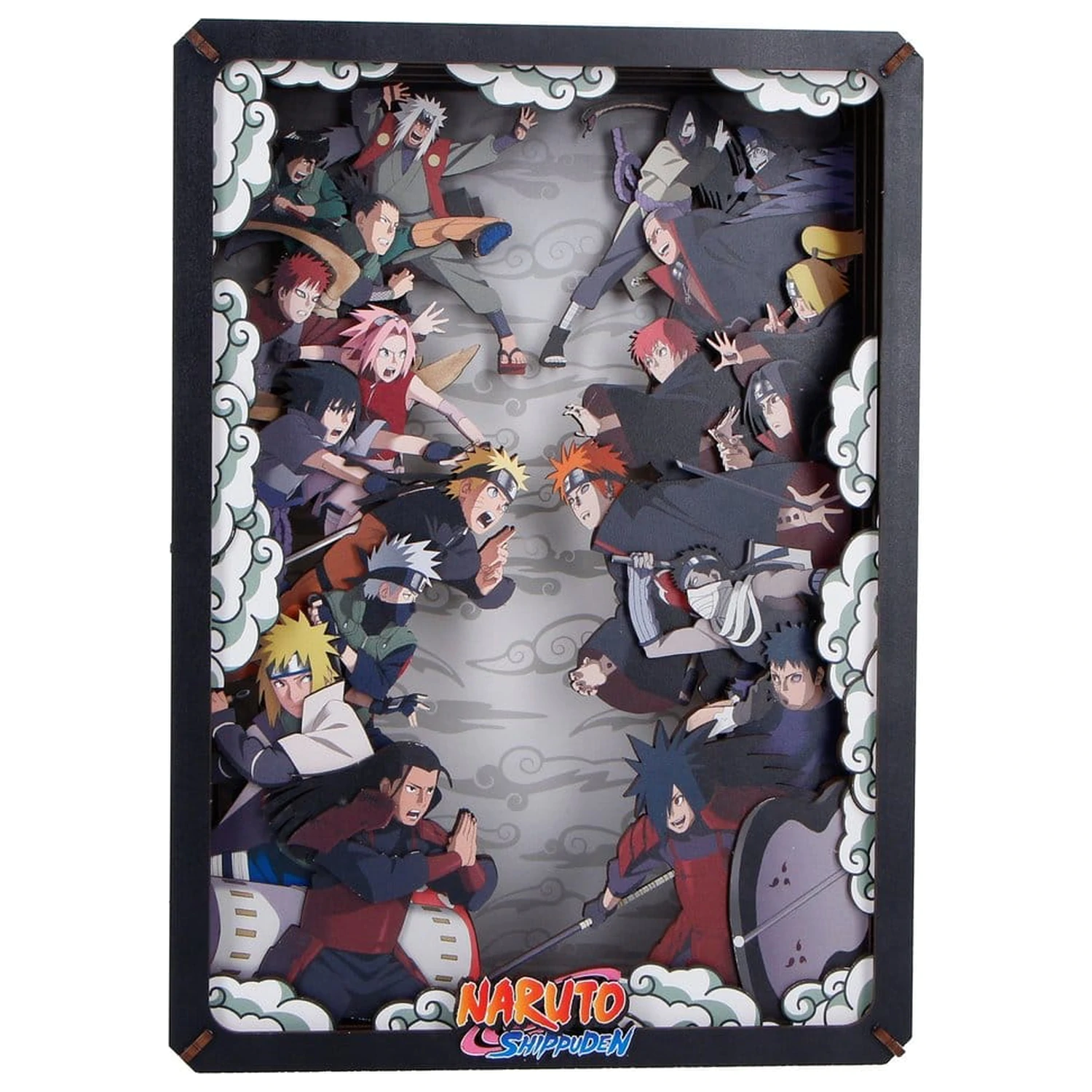 Naruto Modelová stavebnice Dřevěné divadelní bojové (velké) 26 cm fotografii produktu