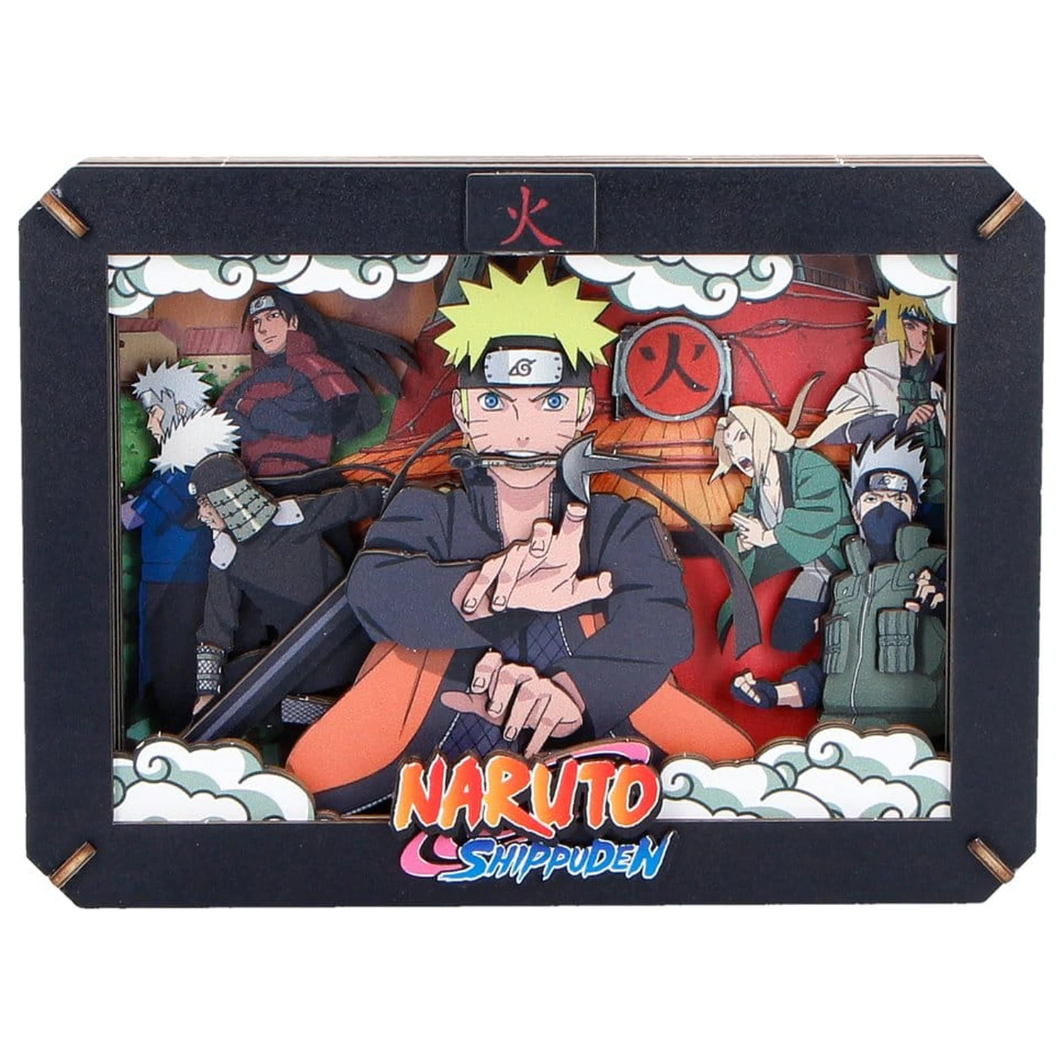 Naruto Model Kit Dřevěné Divadlo Hokage (střední) 10 cm fotografii produktu