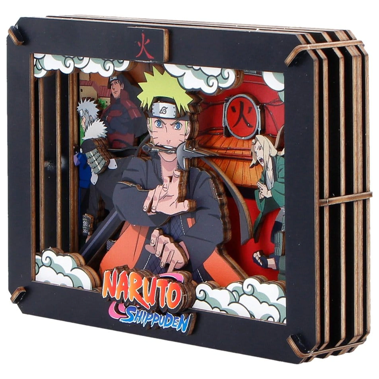Naruto Model Kit Dřevěné Divadlo Hokage (střední) 10 cm fotografii produktu