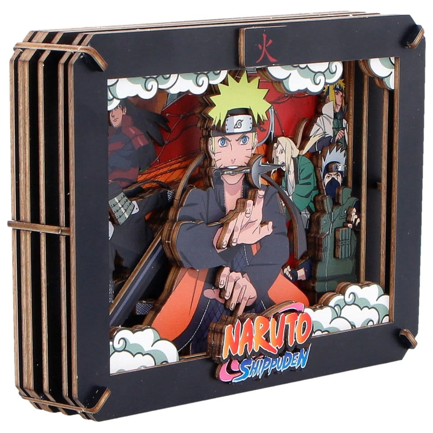 Naruto Model Kit Dřevěné Divadlo Hokage (střední) 10 cm fotografii produktu