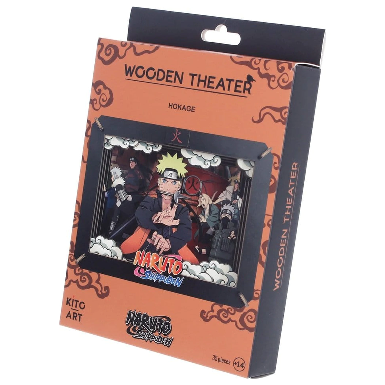 Naruto Model Kit Dřevěné Divadlo Hokage (střední) 10 cm fotografii produktu