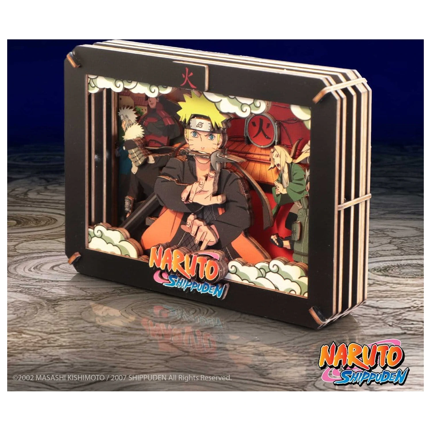 Naruto Model Kit Dřevěné Divadlo Hokage (střední) 10 cm fotografii produktu
