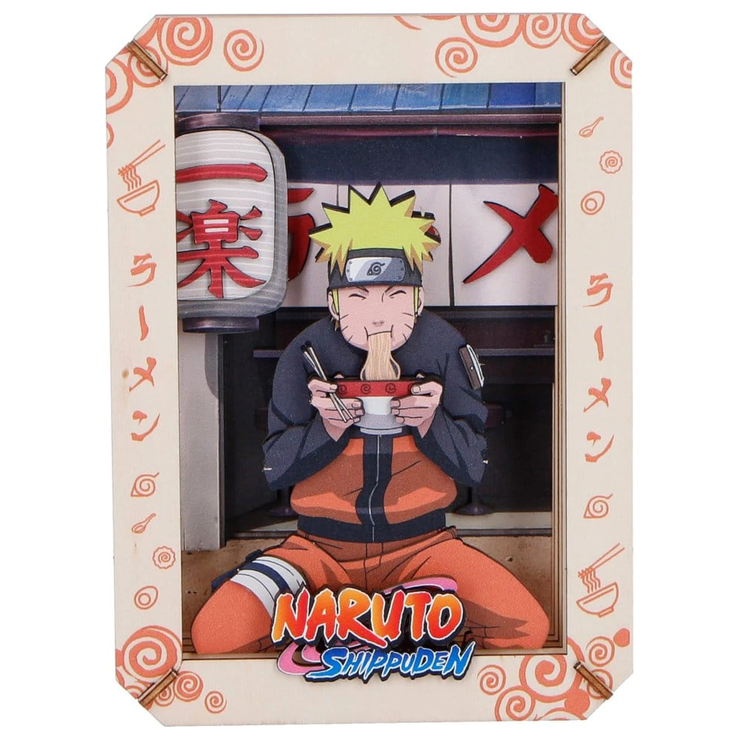 Naruto Model Kit Dřevěné divadlo Ramen (Střední) 14 cm fotografii produktu