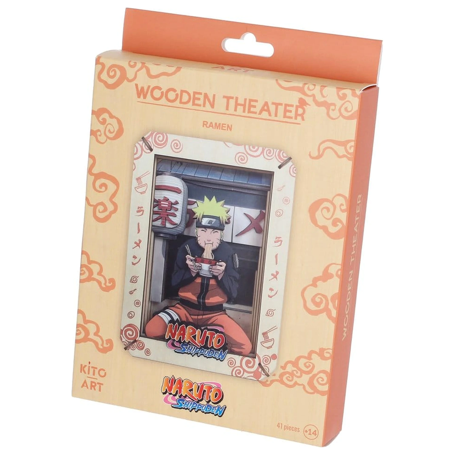 Naruto Model Kit Dřevěné divadlo Ramen (Střední) 14 cm fotografii produktu