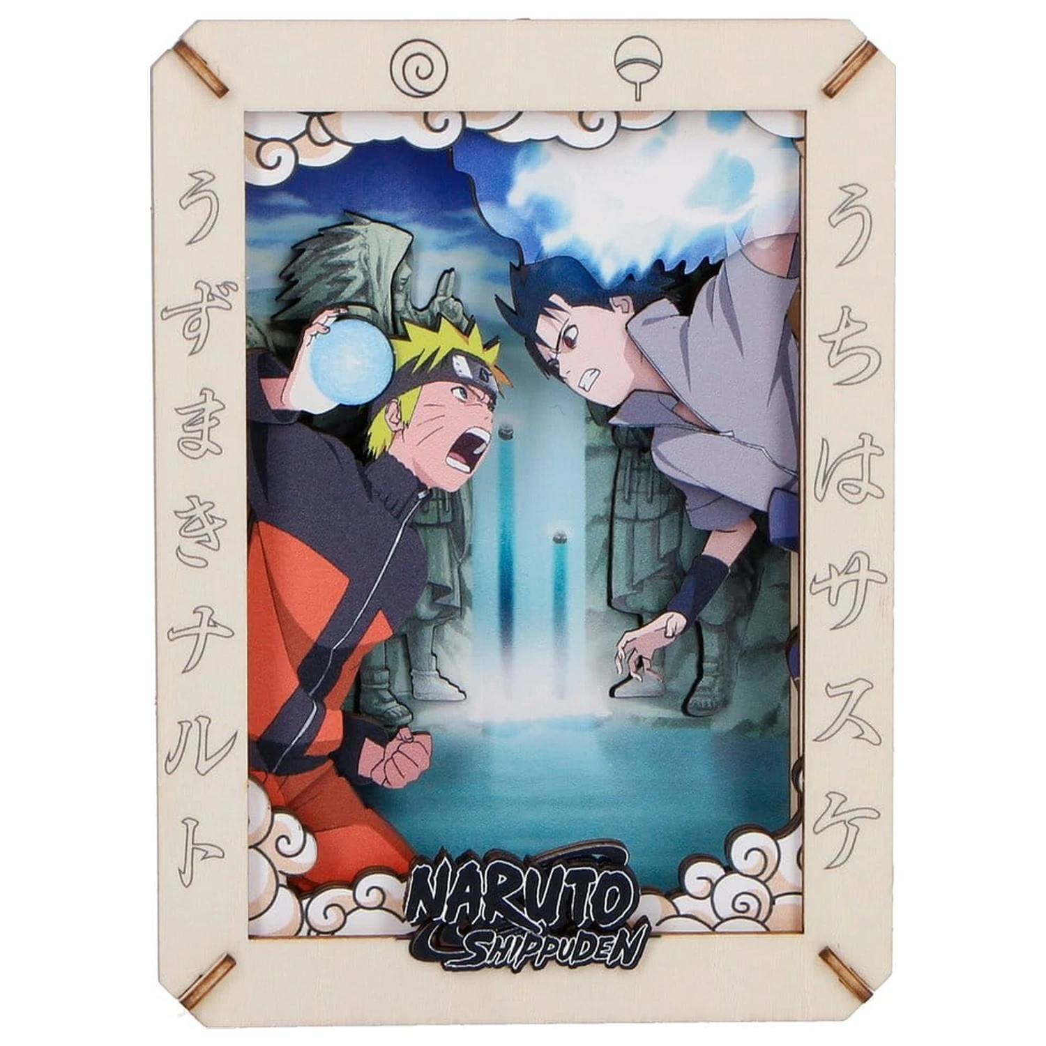 Naruto Model Kit Dřevěné divadlo The Final Valley (Medium) 14 cm fotografii produktu