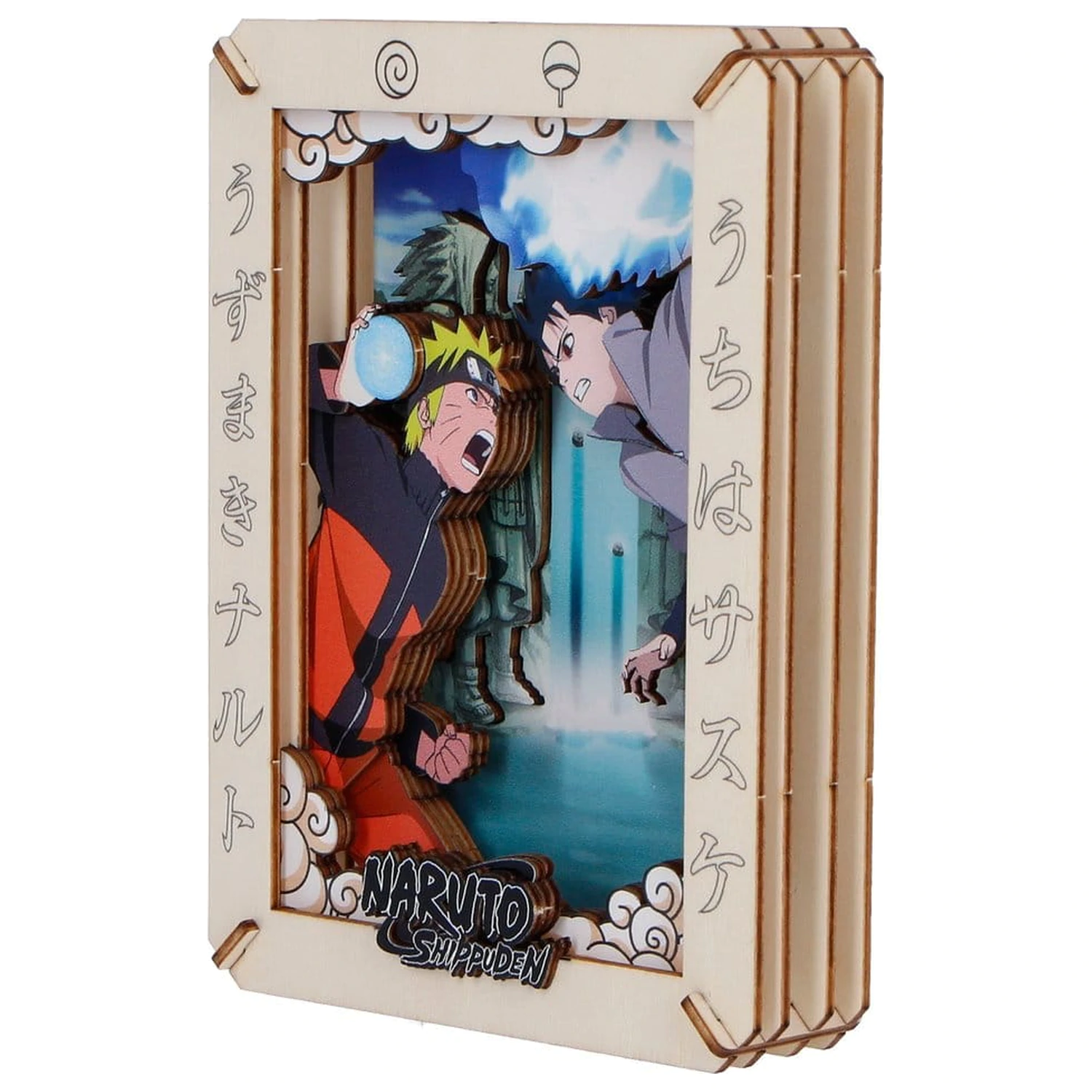 Naruto Model Kit Dřevěné divadlo The Final Valley (Medium) 14 cm fotografii produktu