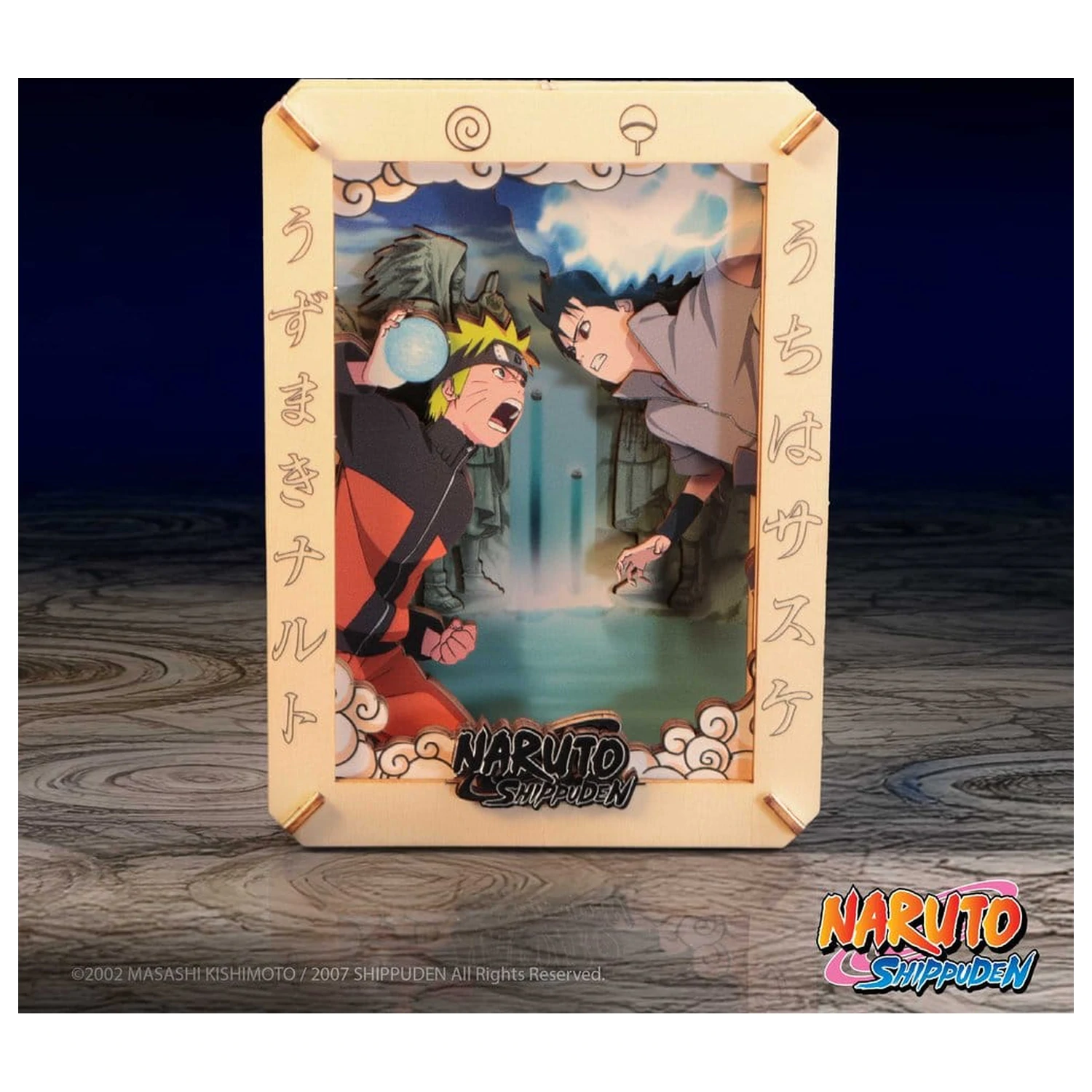Naruto Model Kit Dřevěné divadlo The Final Valley (Medium) 14 cm fotografii produktu