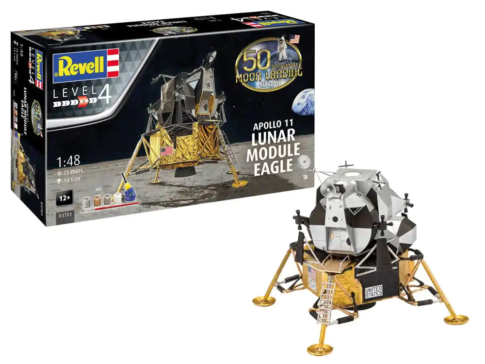 NASA Model Kit Gift Set 1/48 Apollo 11 Lunární Modul Eagle 14 cm fotografii produktu