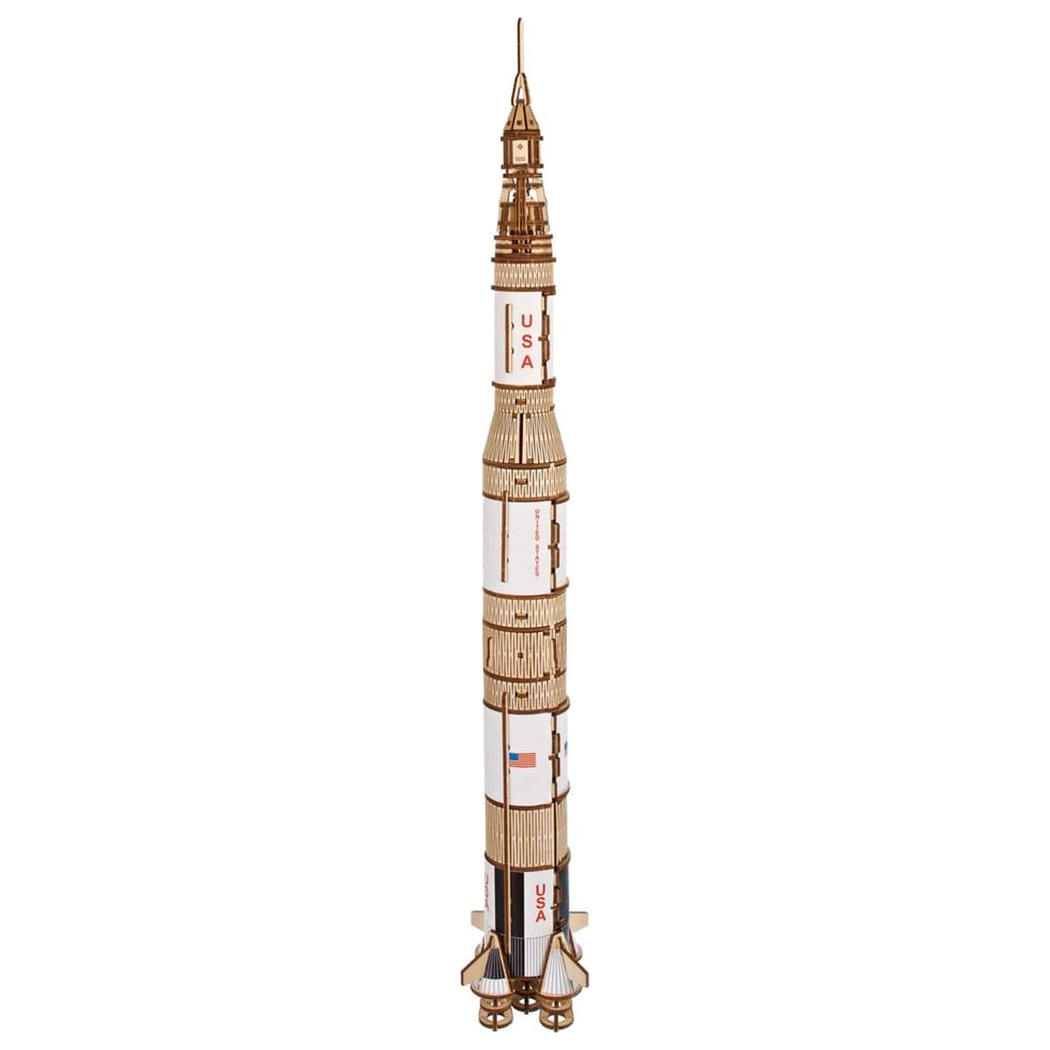 NASA 3D Dřevěné Puzzle Saturn V fotografii produktu