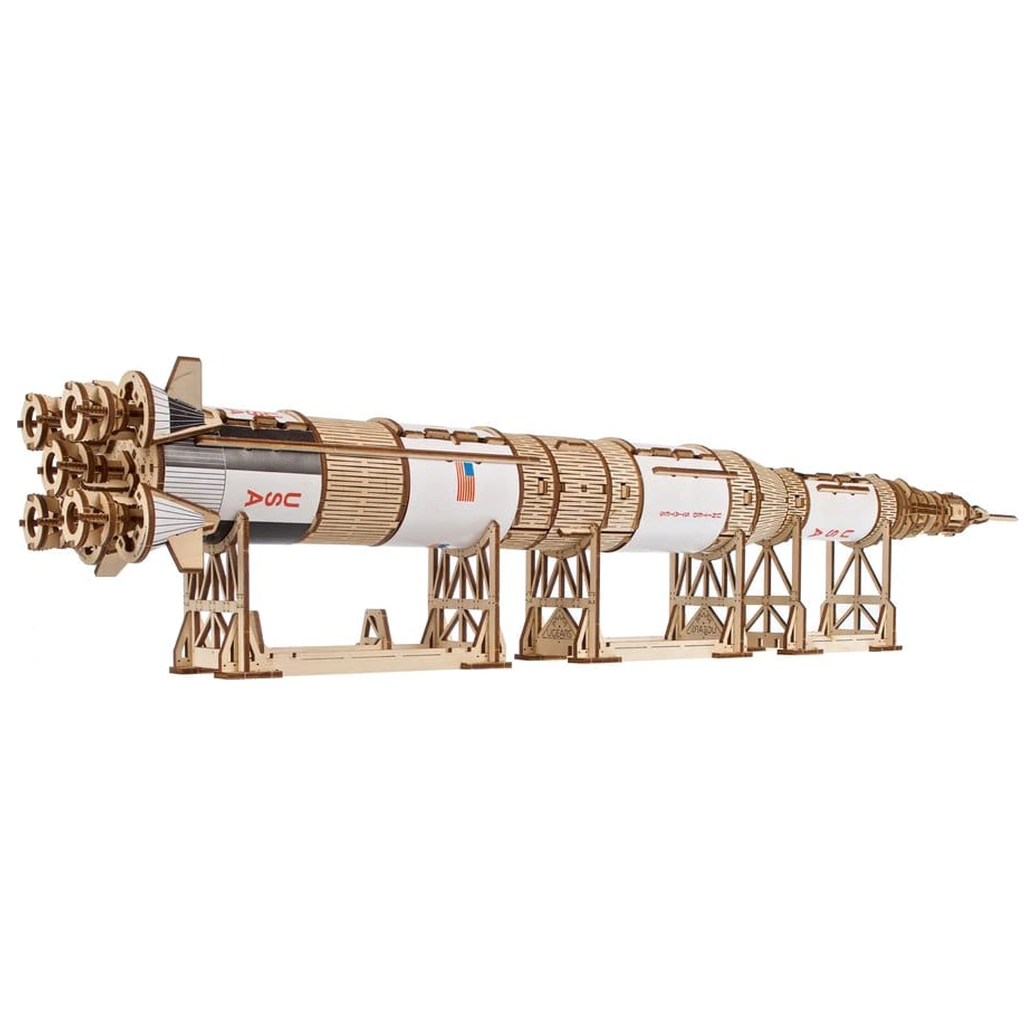 NASA 3D Dřevěné Puzzle Saturn V fotografii produktu