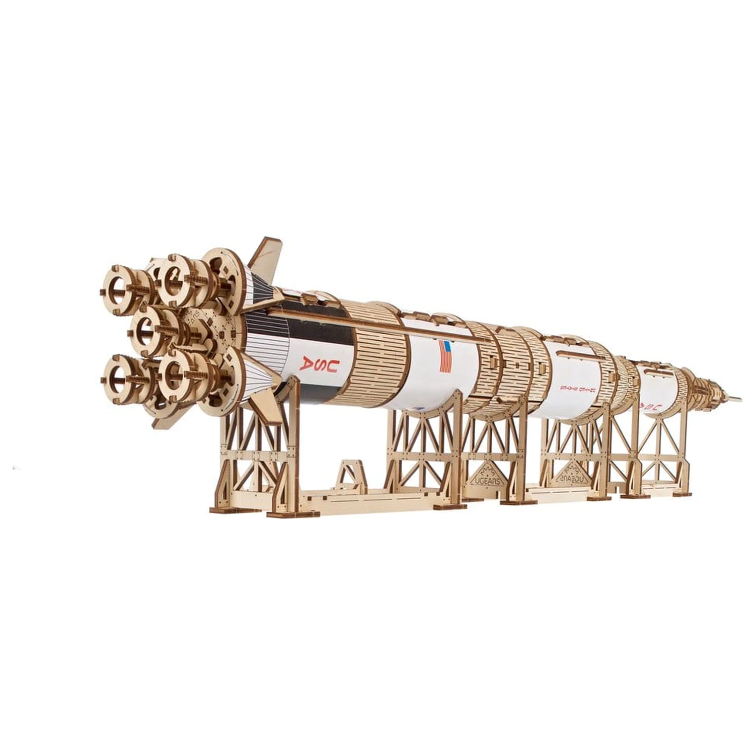 NASA 3D Dřevěné Puzzle Saturn V fotografii produktu