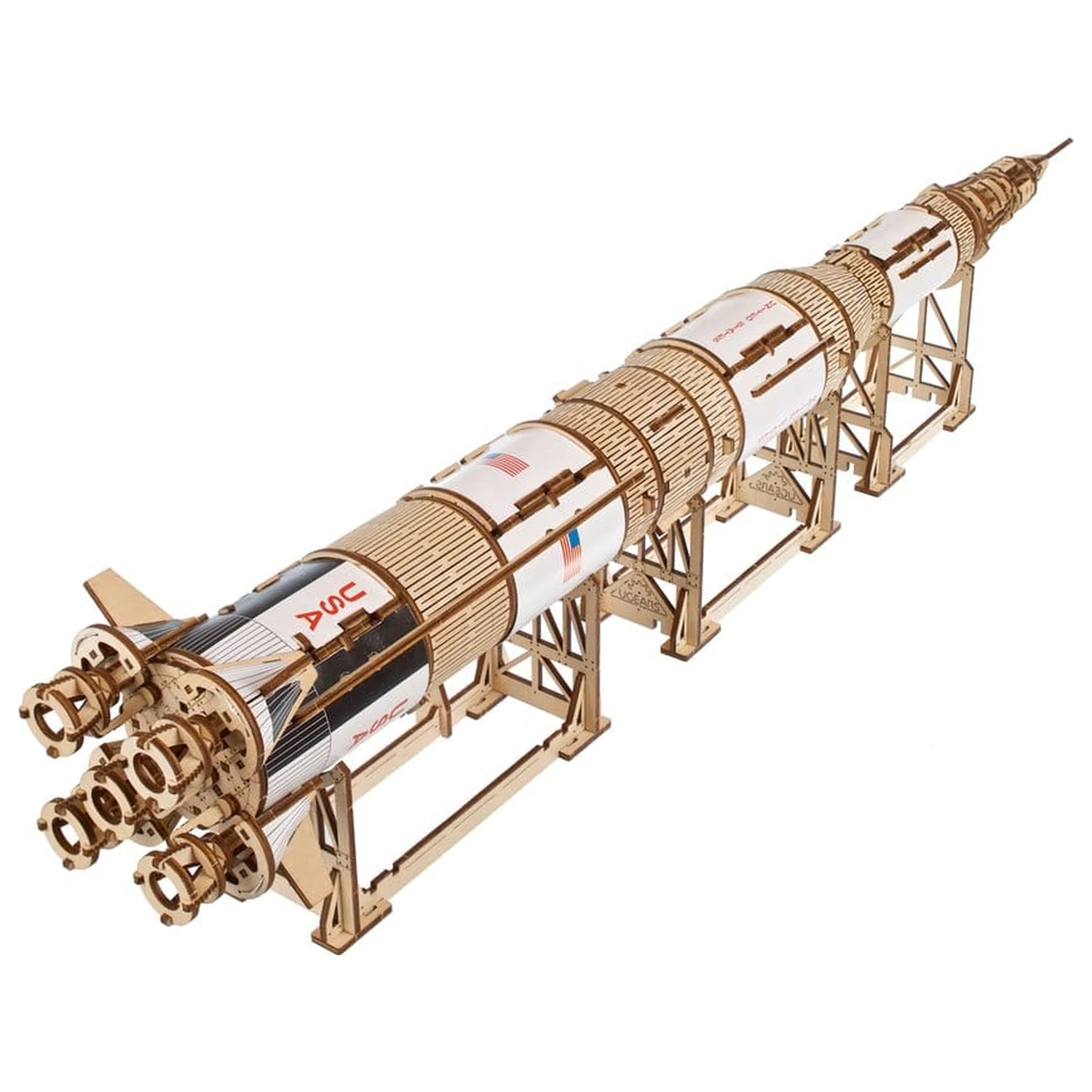 NASA 3D Dřevěné Puzzle Saturn V fotografii produktu