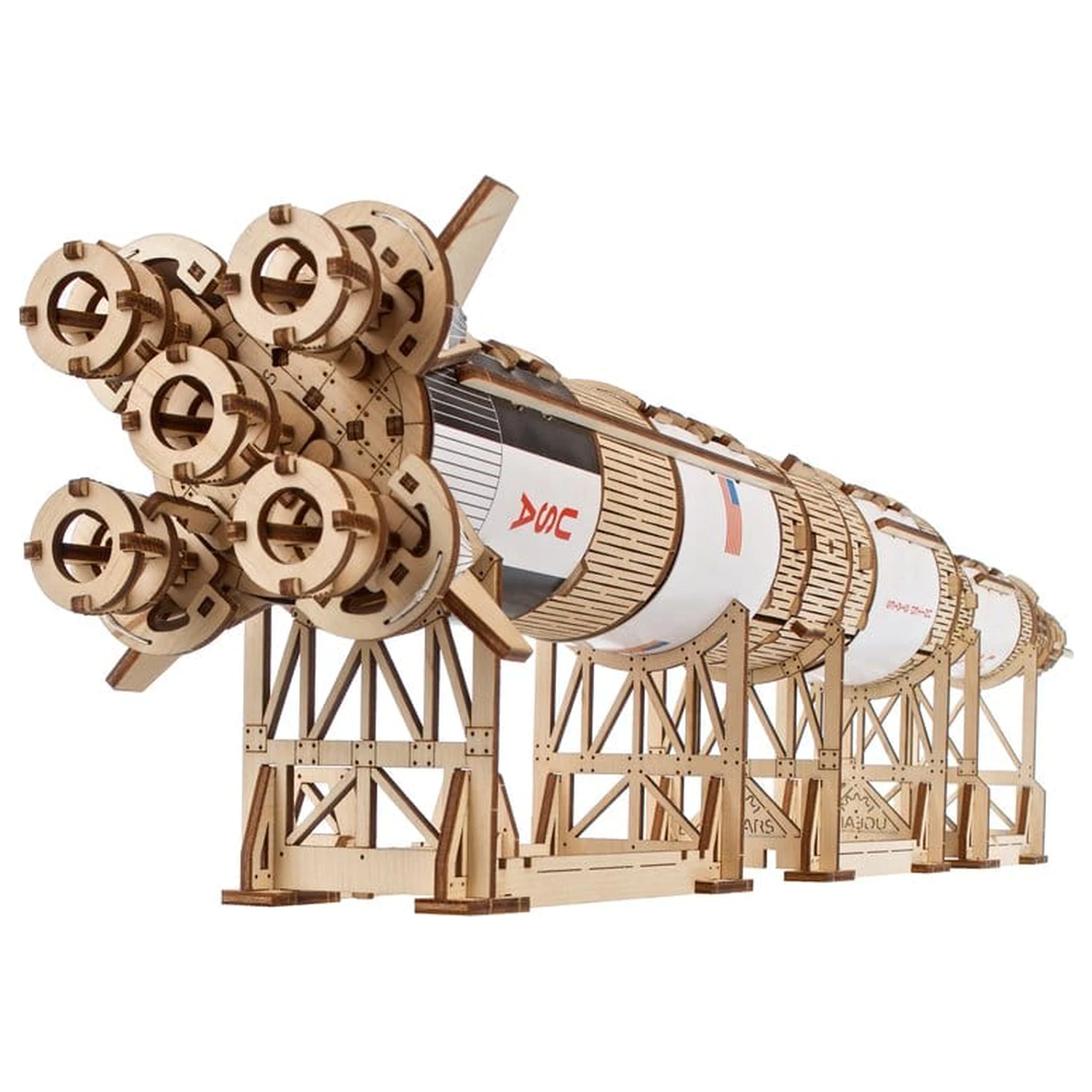 NASA 3D Dřevěné Puzzle Saturn V fotografii produktu