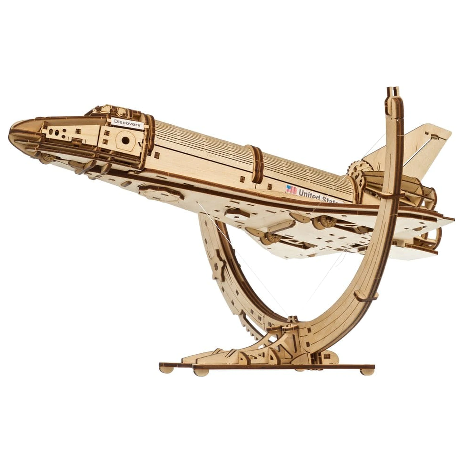NASA 3D dřevěné puzzle raketoplán Discovery fotografii produktu